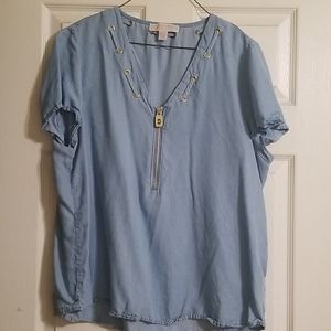 Michael kors denim shirt
